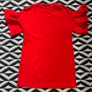 Zara Bold Red Dress